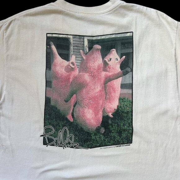 2000s vintage International Society for Applied Ethology t-shirt animals pigs. - Picture 4 of 7